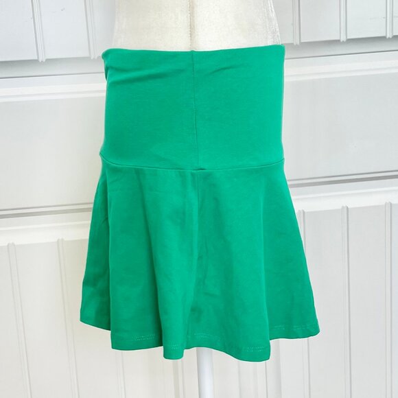 NWT H&M DIVIDED Bundle Navy Blue & Kelly Green Jersey Knit Mini Skirts Sz Small - Picture 3 of 12